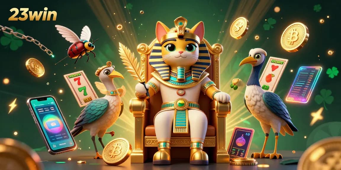 Experience the thrills of 23win casino with jackpots and vibrant games in a dazzling scene.