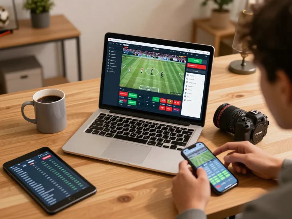 Engaging with cakhiatv for live sports betting action on a cozy home setup