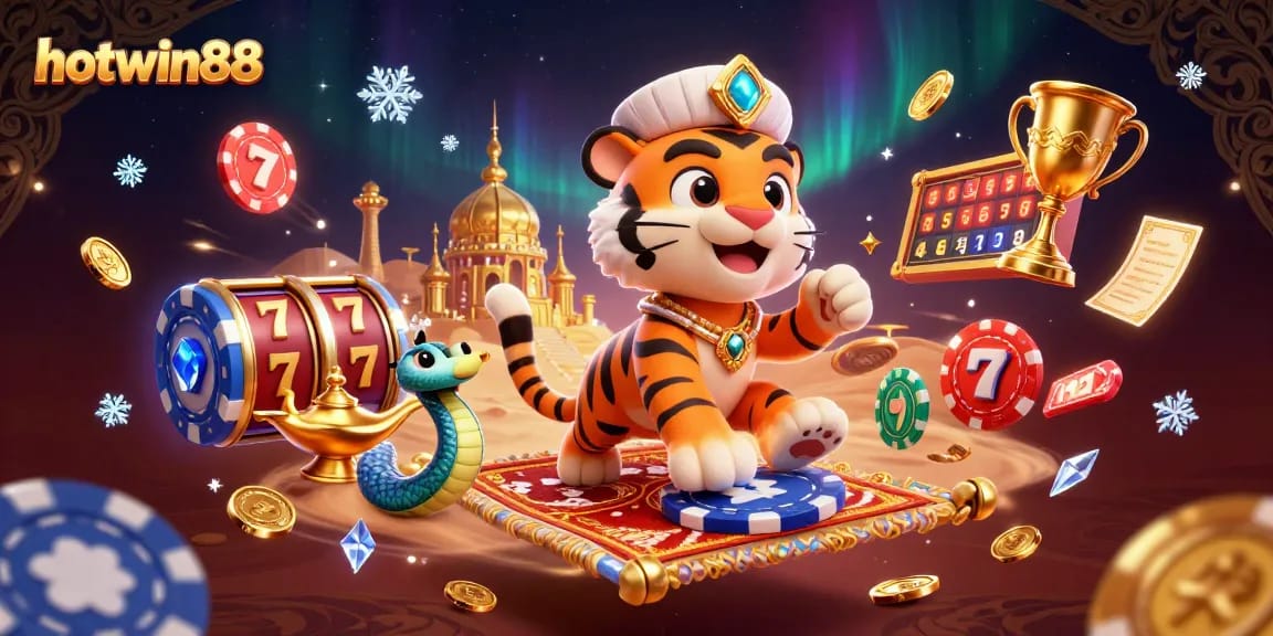 Play at hotwin88 and win with immersive slot games and high jackpots in a dazzling casino scene.