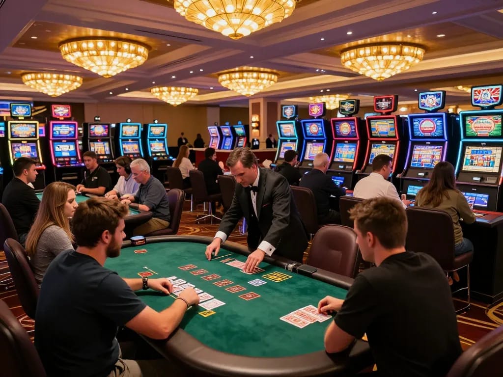 Players engaging in a thrilling blackjack game at 388bet casino, showcasing strategic gameplay