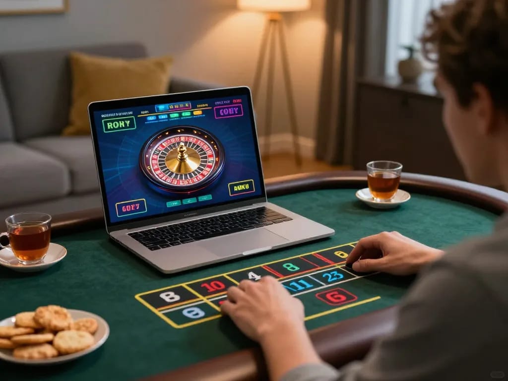 Berinteraksi dengan GOLDWIN88 melalui permainan rolet dealer langsung di setup rumah yang stylish