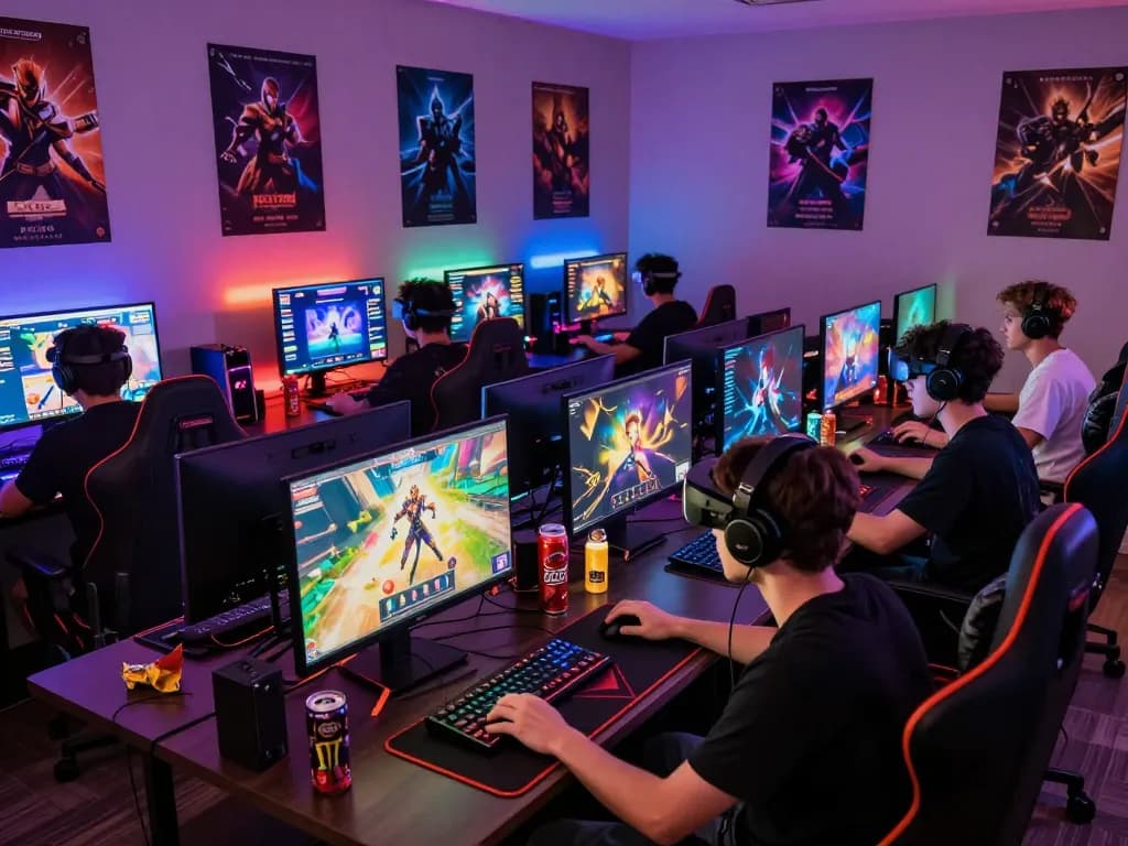 Exciting gaming atmosphere featuring HOKI288 players enjoying an immersive online experience.