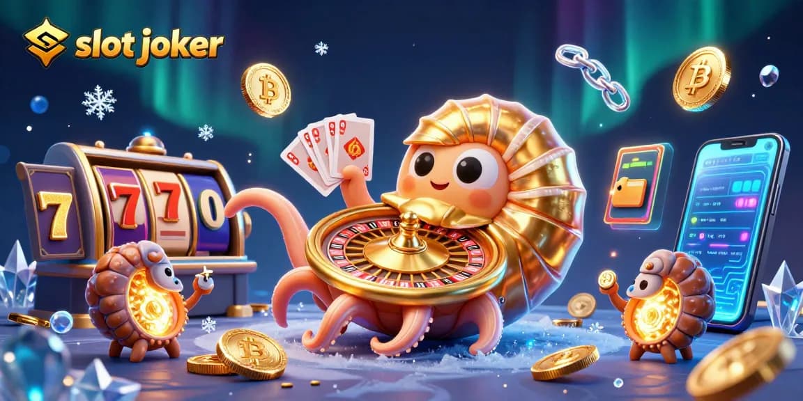 Feel the excitement at slot joker with diverse slot games and vibrant rewards, brought to life in a stunning 3D illustration.