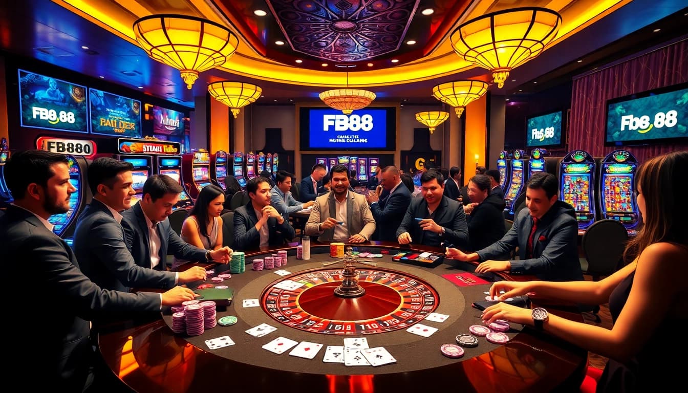 Experience the thrill of winning at FB88 with vibrant casino games and exciting betting action.