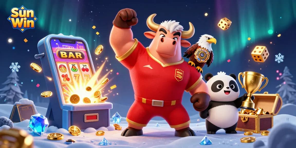 Experience thrilling gameplay at Sun Win with slot machines and a dynamic casino atmosphere.