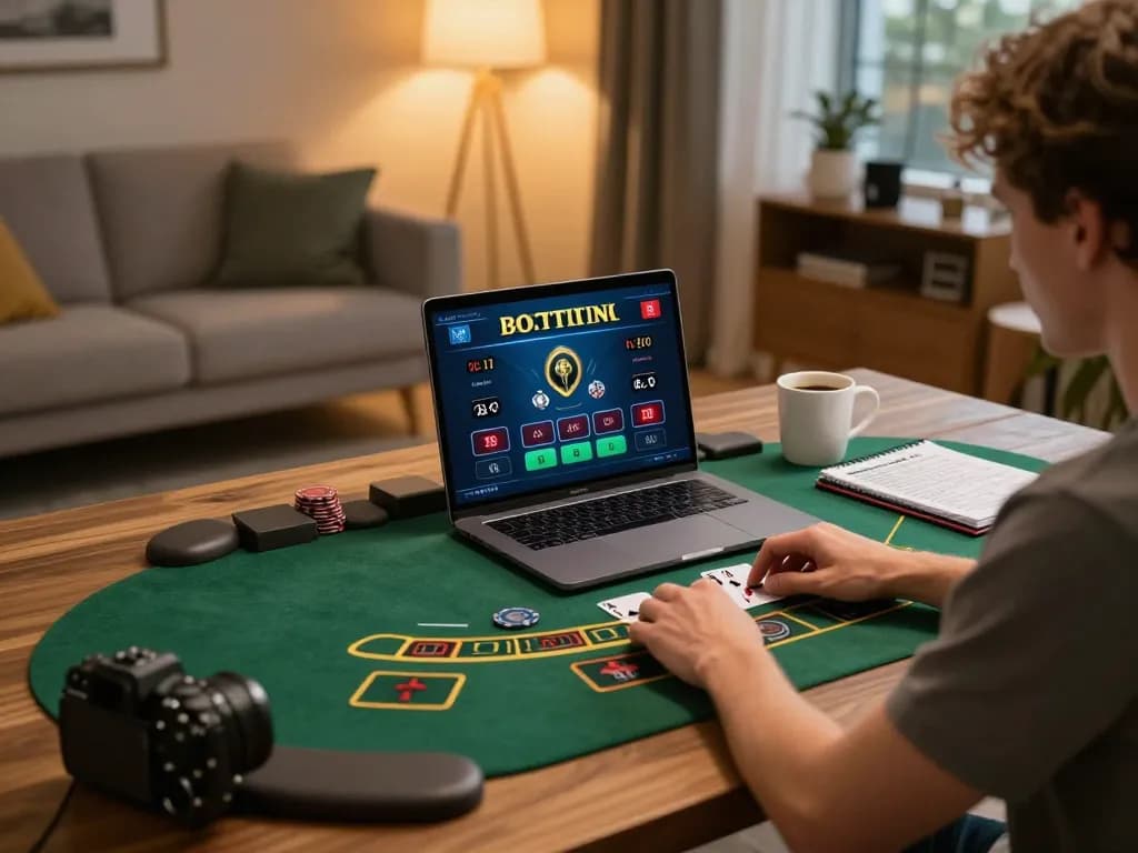 Engaging in a strategic blackjack game on hi88 platform from the comfort of home