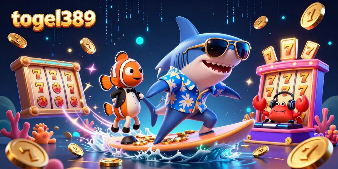 Experience thrilling jackpots with togel389's vibrant online slots featuring 3D animated characters.