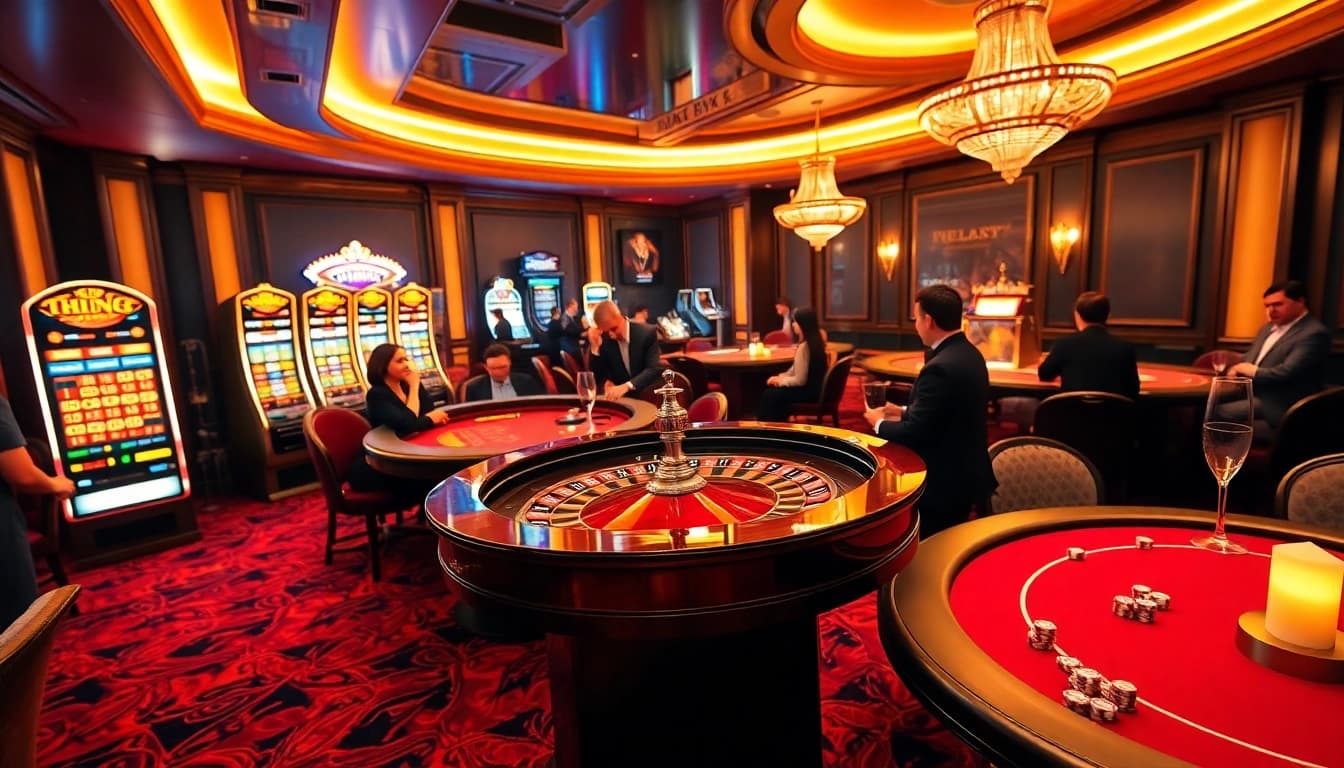 Experience the excitement of gambling at 69VN with vibrant casino games and luxurious ambiance.