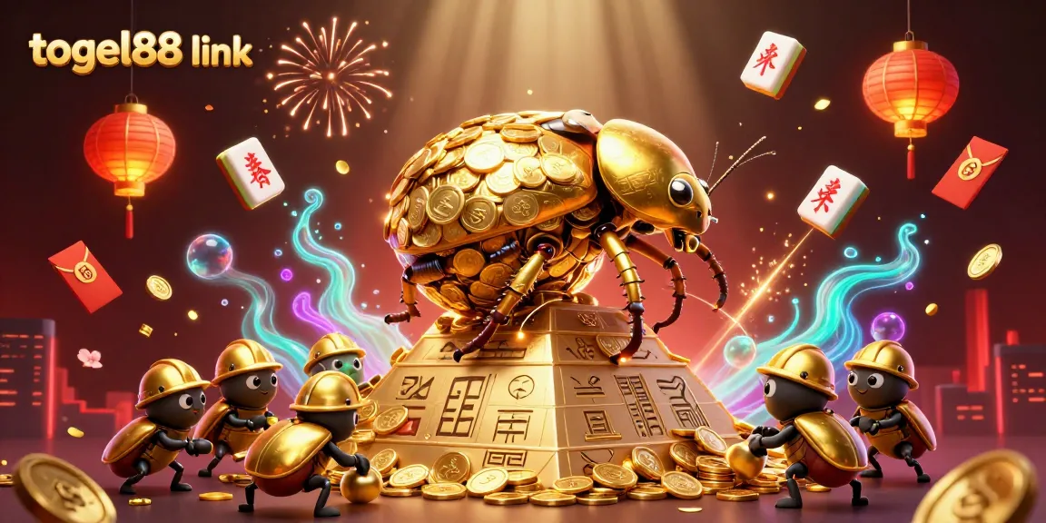 Engage in winning strategies with togel88 link, featuring a vibrant 3D casino illustration.