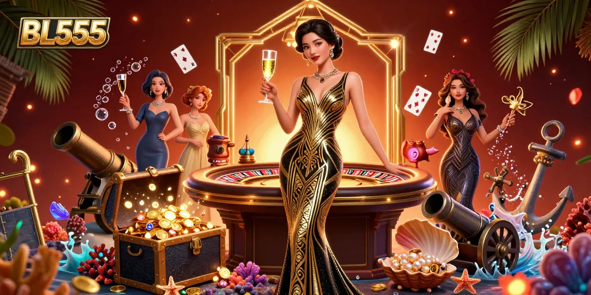 Experience thrilling gameplay at BL555 while enjoying picturesque casino scenes with vibrant details.