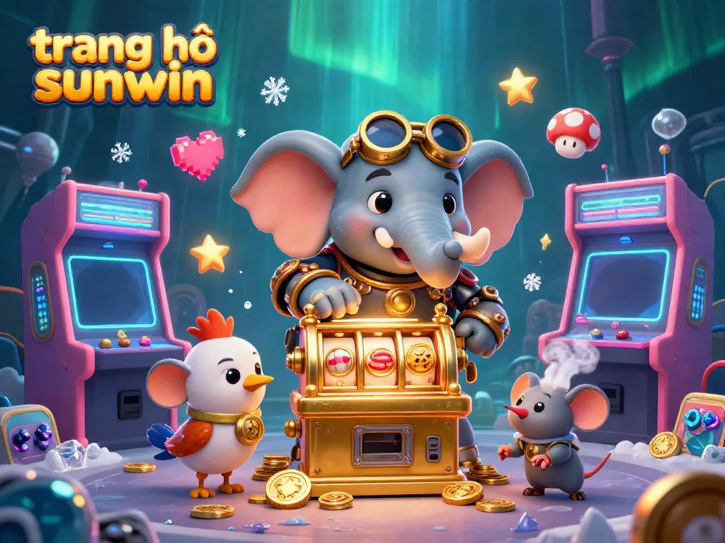 Experience the thrill of gaming at trang chủ sunwin with vibrant 3D casino elements showcasing intricate details.