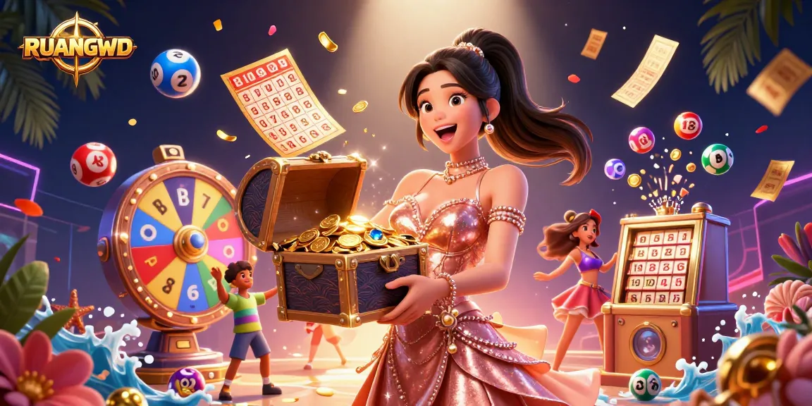 Experience the thrill of gaming at RUANGWD with vibrant lottery balls, sparkling treasures, and dynamic designs.