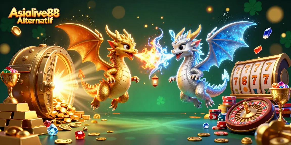 Experience the excitement of Asialive88 Alternatif with dynamic dragons, treasures, and gaming elements.