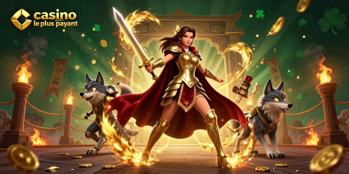 Experience thrilling action at the casino en ligne le plus payant with vibrant characters and dynamic elements.