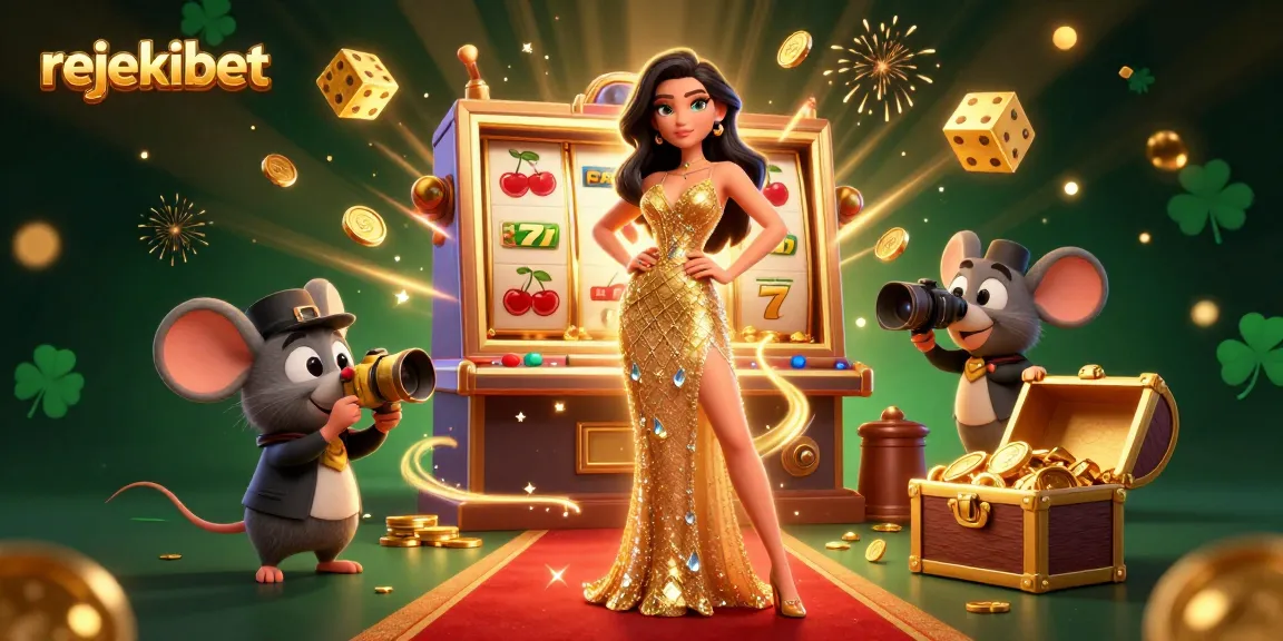 Experience the thrill of rejekibet with a stunning digital casino scene bursting with excitement and jackpots.