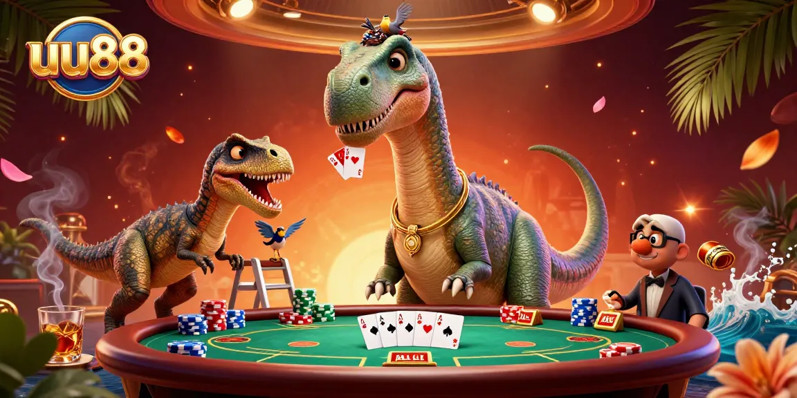 Experience uu88 casino excitement with colorful characters and vibrant poker action.