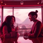 Spicychat AI chatbot interface showcasing vibrant characters and interactive design.