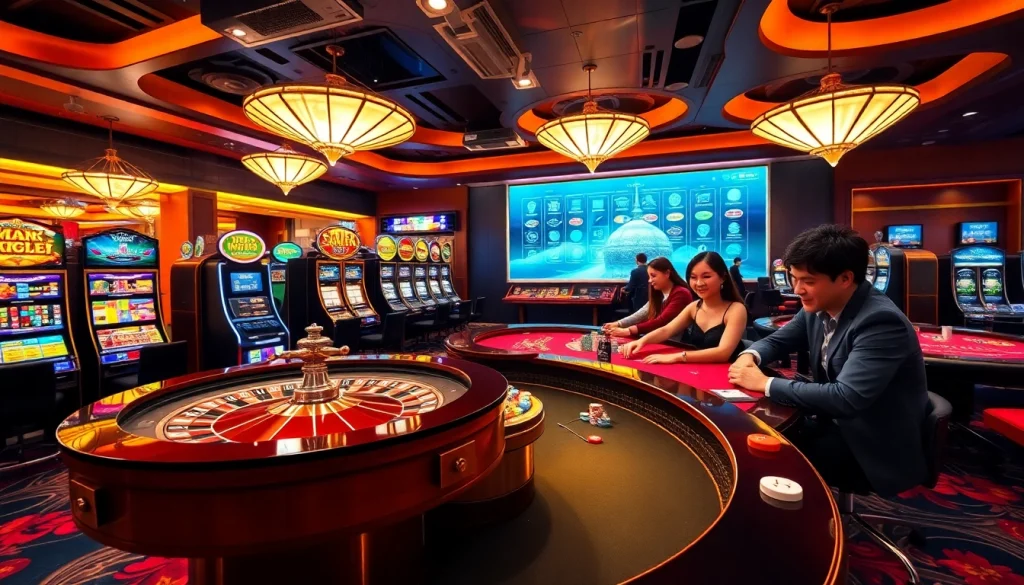 Experience the thrill of gambling with TRANG CHỦ HBBET featuring vibrant casino activities.