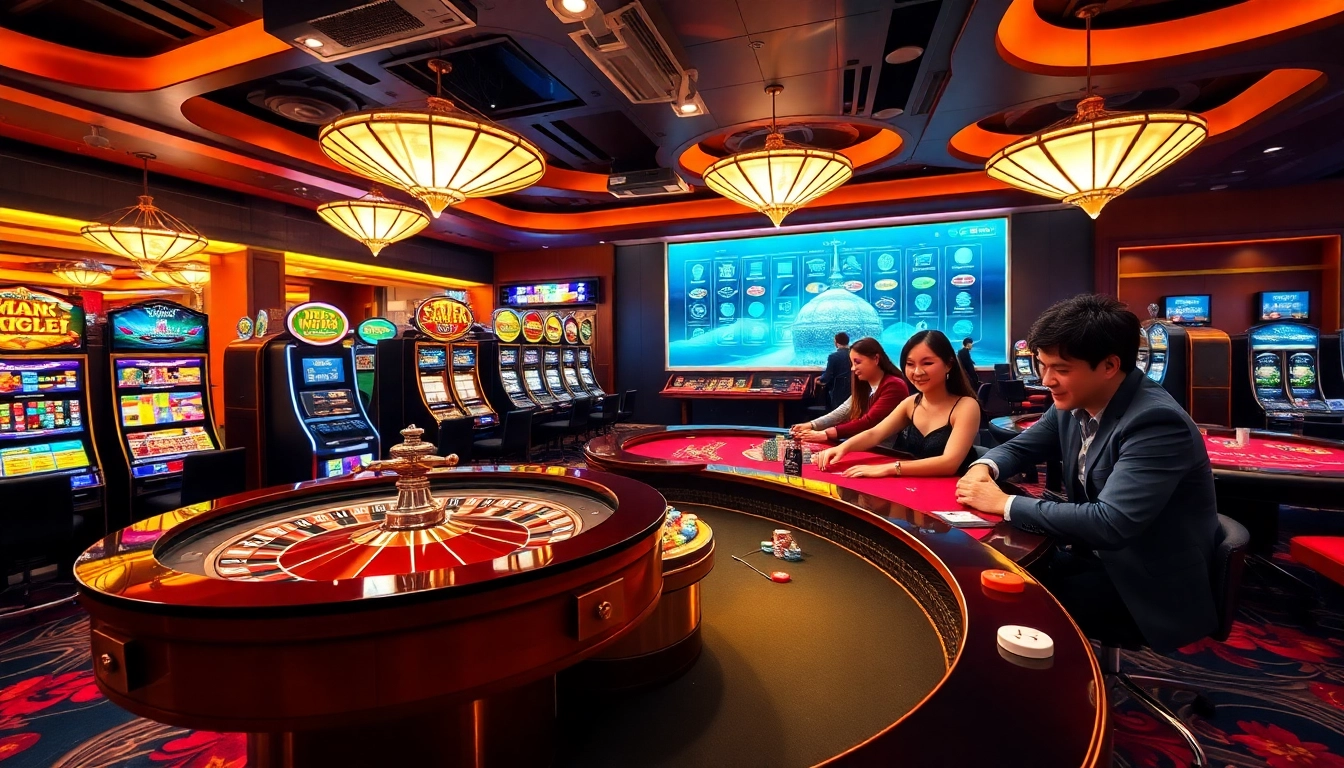 Experience the thrill of gambling with TRANG CHỦ HBBET featuring vibrant casino activities.