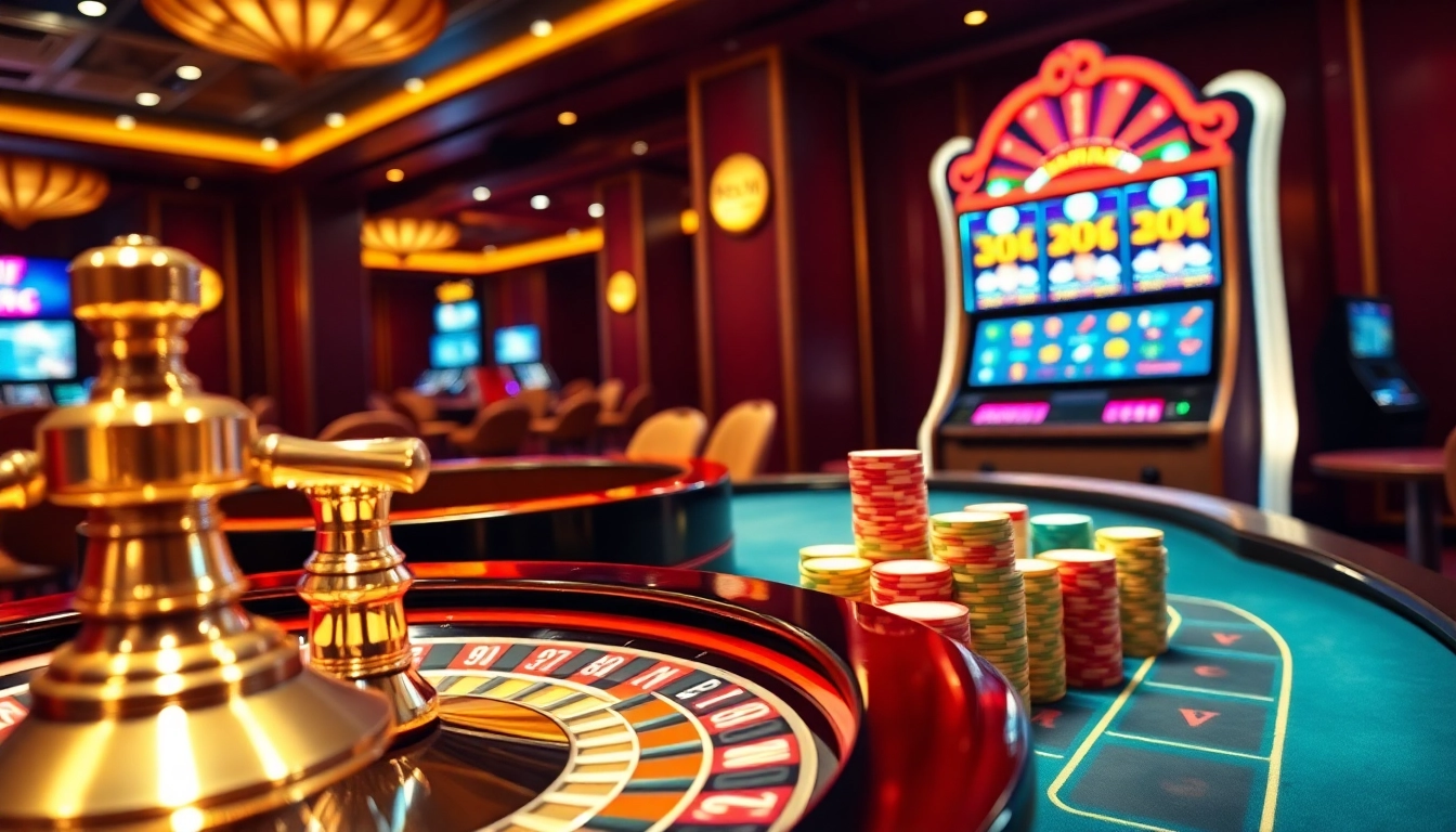 Experience the excitement of betting at 99WIN's luxurious casino tables and dynamic gaming ambiance.