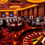 Experience the thrill of casino games at MV88, featuring lively tables and vibrant slot machines.