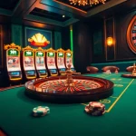 Engage with i9bet on a vibrant casino table showcasing luxury and excitement of online gambling.