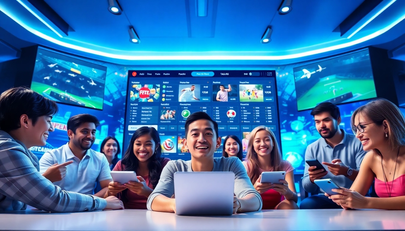 Engaging online gaming experience on https://uu88.futbol/ showcasing diverse players in a secure and vibrant interface.