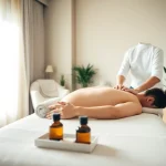 Experience a relaxing 평택출장마사지 with a professional therapist in a cozy home setting.