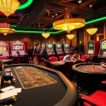 Experience the thrill of 23 win as players engage in exciting casino games surrounded by vibrant visuals.