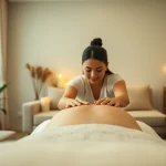 Experience 평택출장마사지 with a professional therapist in a serene home setting.