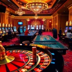 Experience thrilling moments of betting and winning at rajaluck, surrounded by casino glamour and vibrant game action.