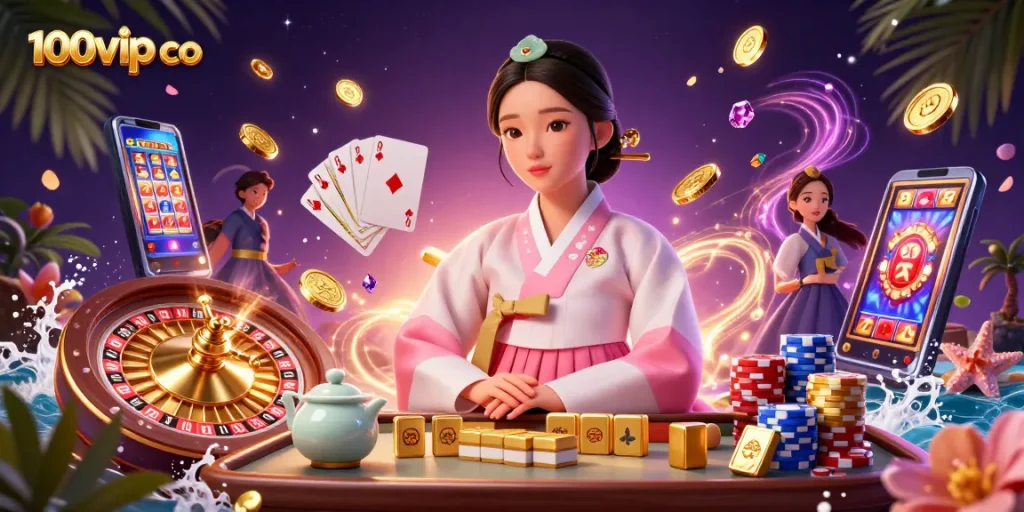 Experience winning moments at 100vip co with captivating gaming elements and serene ambiance.