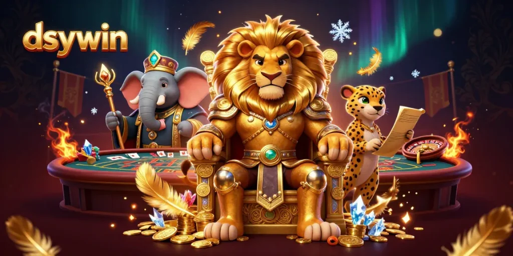 Engage in thrilling baccarat gameplay with dsywin's vibrant casino scene featuring dynamic characters and rich detail.